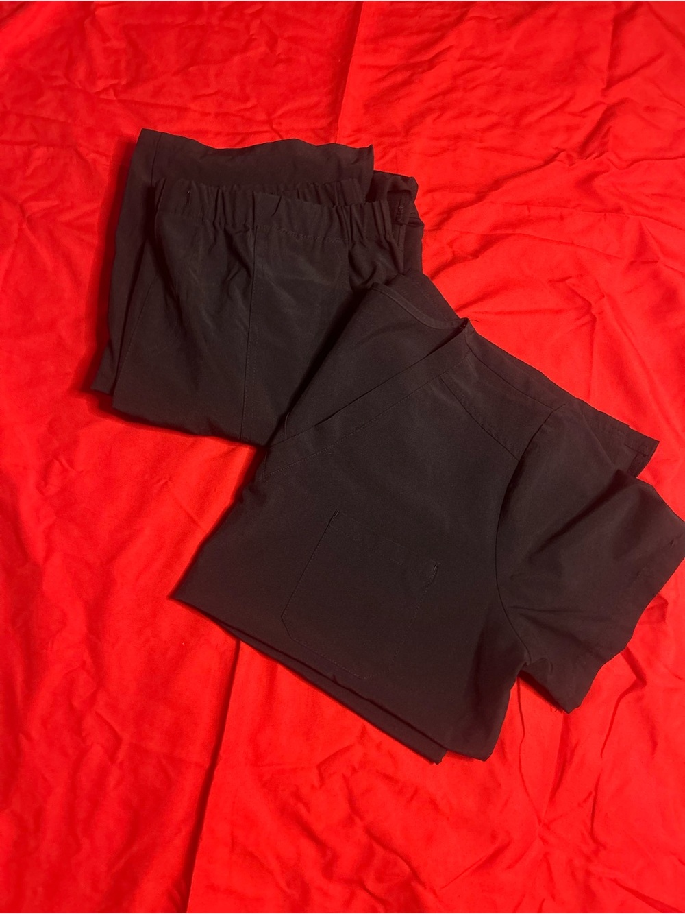 Women's Black Scrub Set